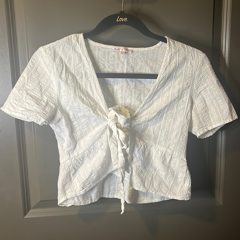 White Lottie Moss blouse, size: x-small